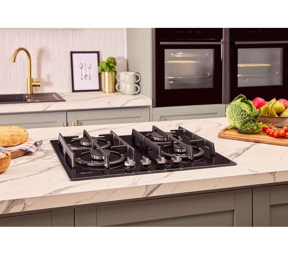 NEFF N70 T26PIP4S0 60 cm Gas Hob - Black image number 6 of 14
