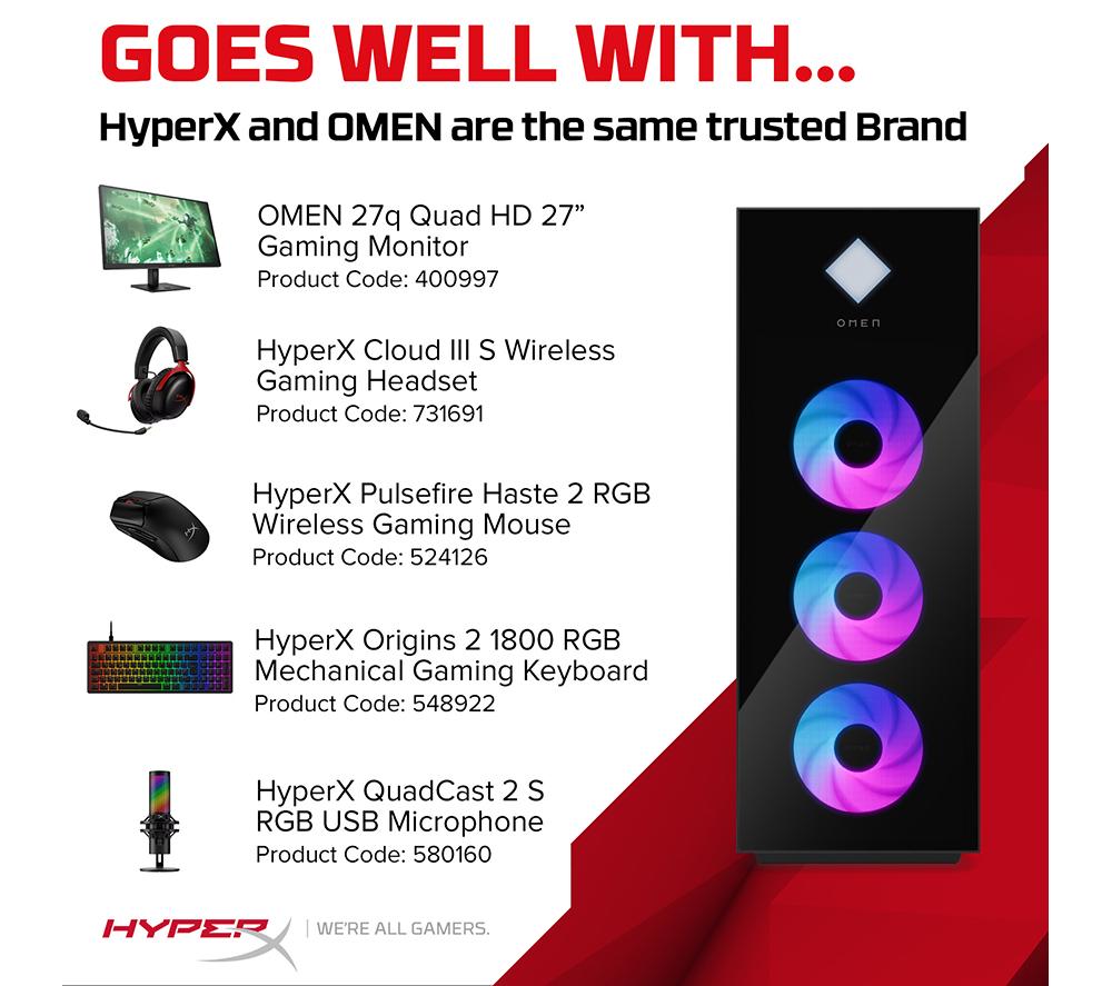 HP OMEN 45L Gaming PC - Intel&reg; Core&trade; Ultra 9, RTX 5090, 4 TB SSD image number 2 of 23