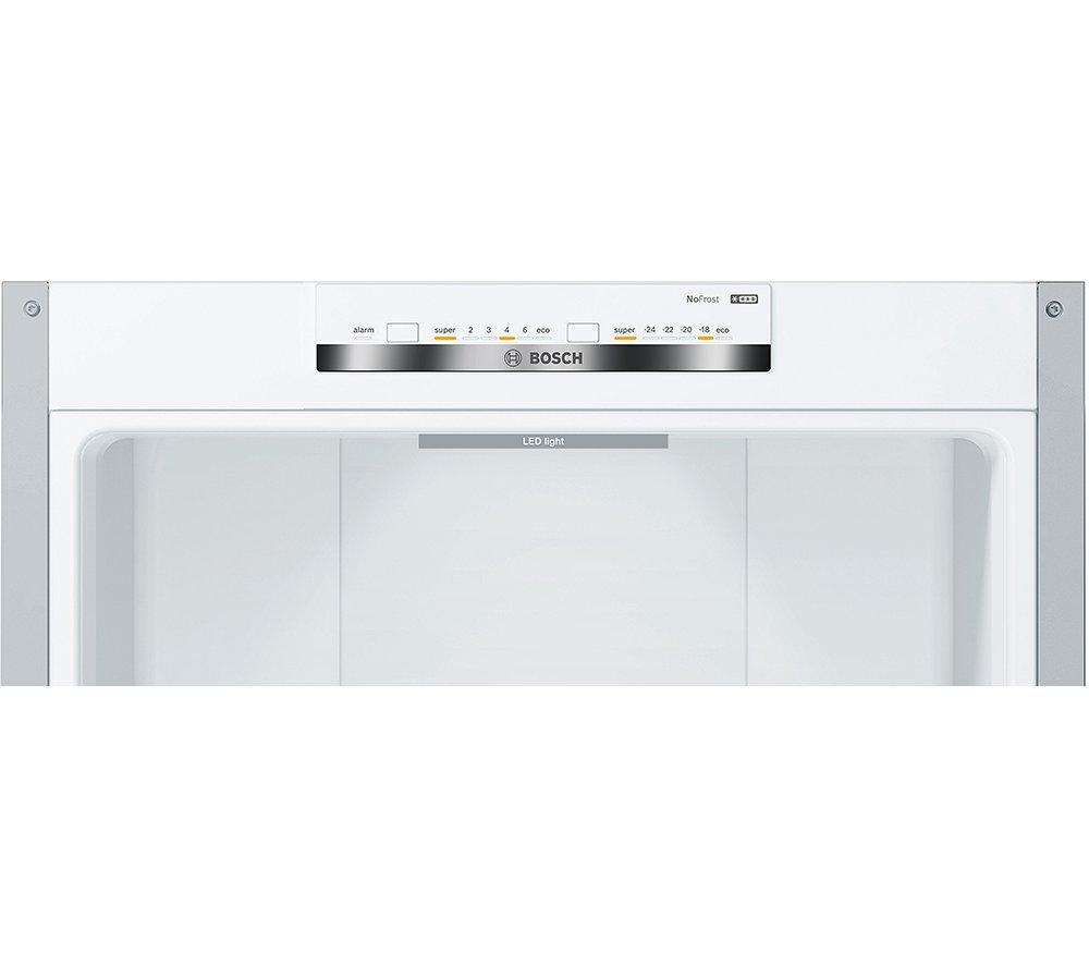 BOSCH Series 4 KGN392LEBG 70/30 Fridge Freezer - Stainless Steel image number 2 of 15