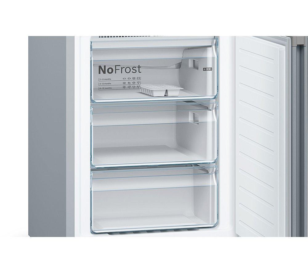 BOSCH Series 4 KGN392LEBG 70/30 Fridge Freezer - Stainless Steel image number 4 of 15