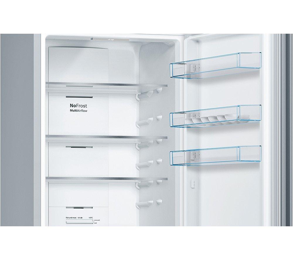 BOSCH Series 4 KGN392LEBG 70/30 Fridge Freezer - Stainless Steel image number 6 of 15