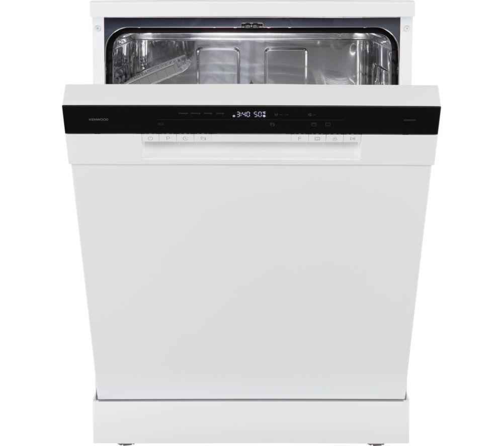 KENWOOD KDW60W25 Full-size Dishwasher - White image number 2 of 12