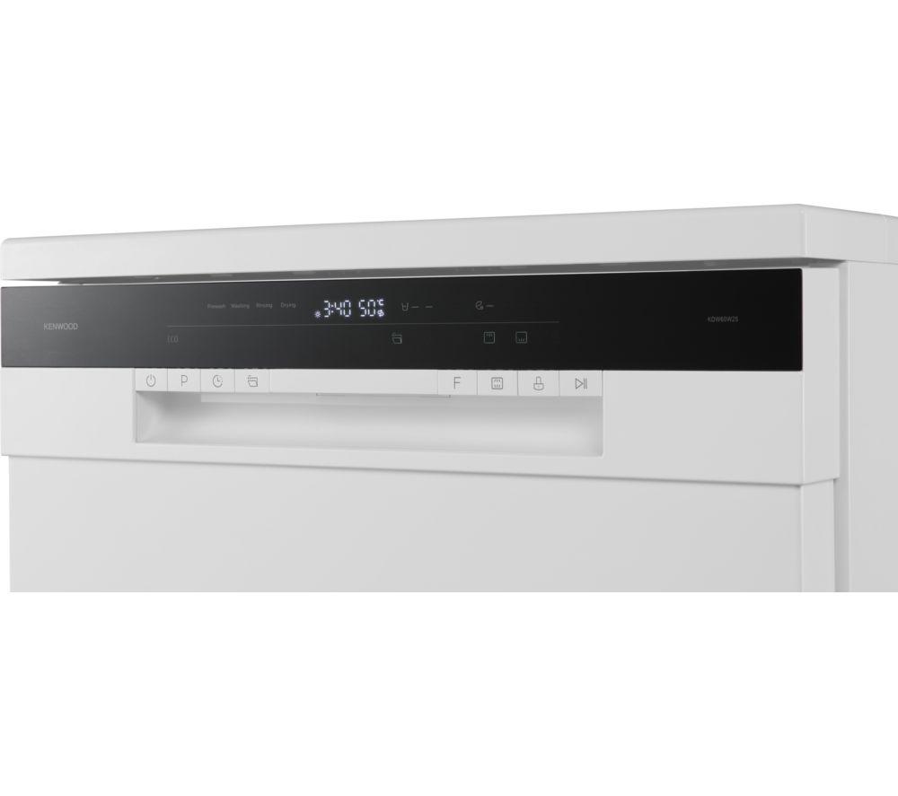 KENWOOD KDW60W25 Full-size Dishwasher - White image number 5 of 12