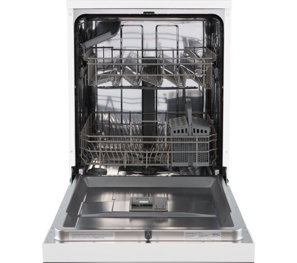 KENWOOD KDW60W25 Full-size Dishwasher - White image number 6 of 12