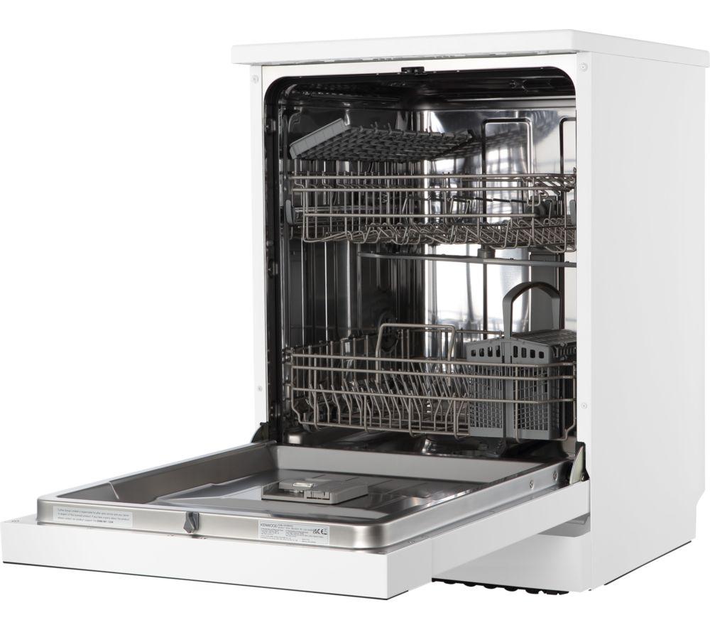 KENWOOD KDW60W25 Full-size Dishwasher - White image number 7 of 12