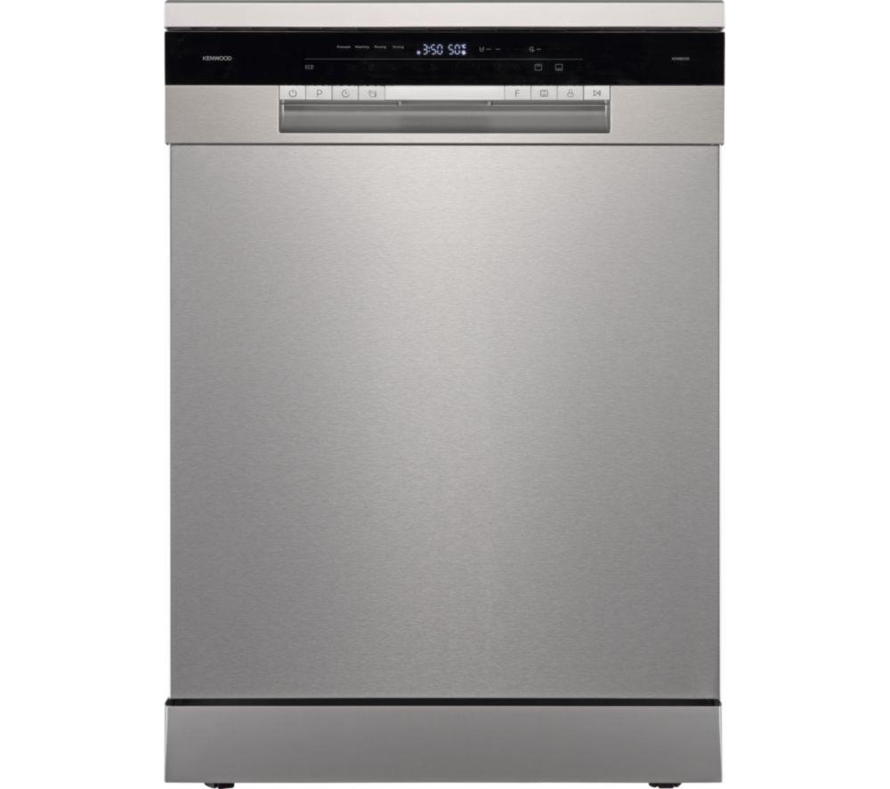 KENWOOD KDW60X25 Full-size Dishwasher – Silver, Silver/Grey