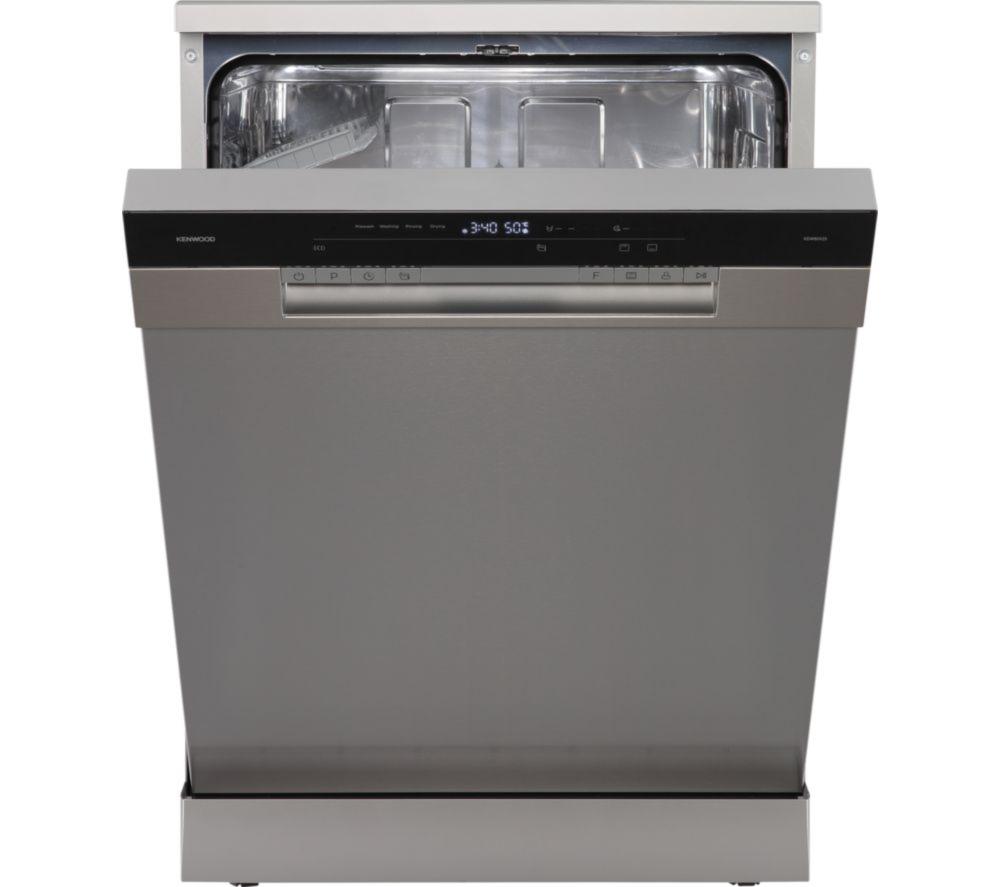 KENWOOD KDW60X25 Full-size Dishwasher - Silver image number 2 of 12