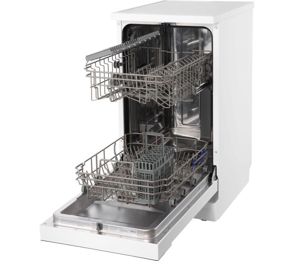 KENWOOD KDW45W25 Slimline Dishwasher - White image number 8 of 13