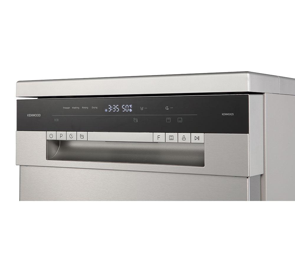 KENWOOD KDW45X25 Slimline Dishwasher - Stainless Steel image number 9 of 11