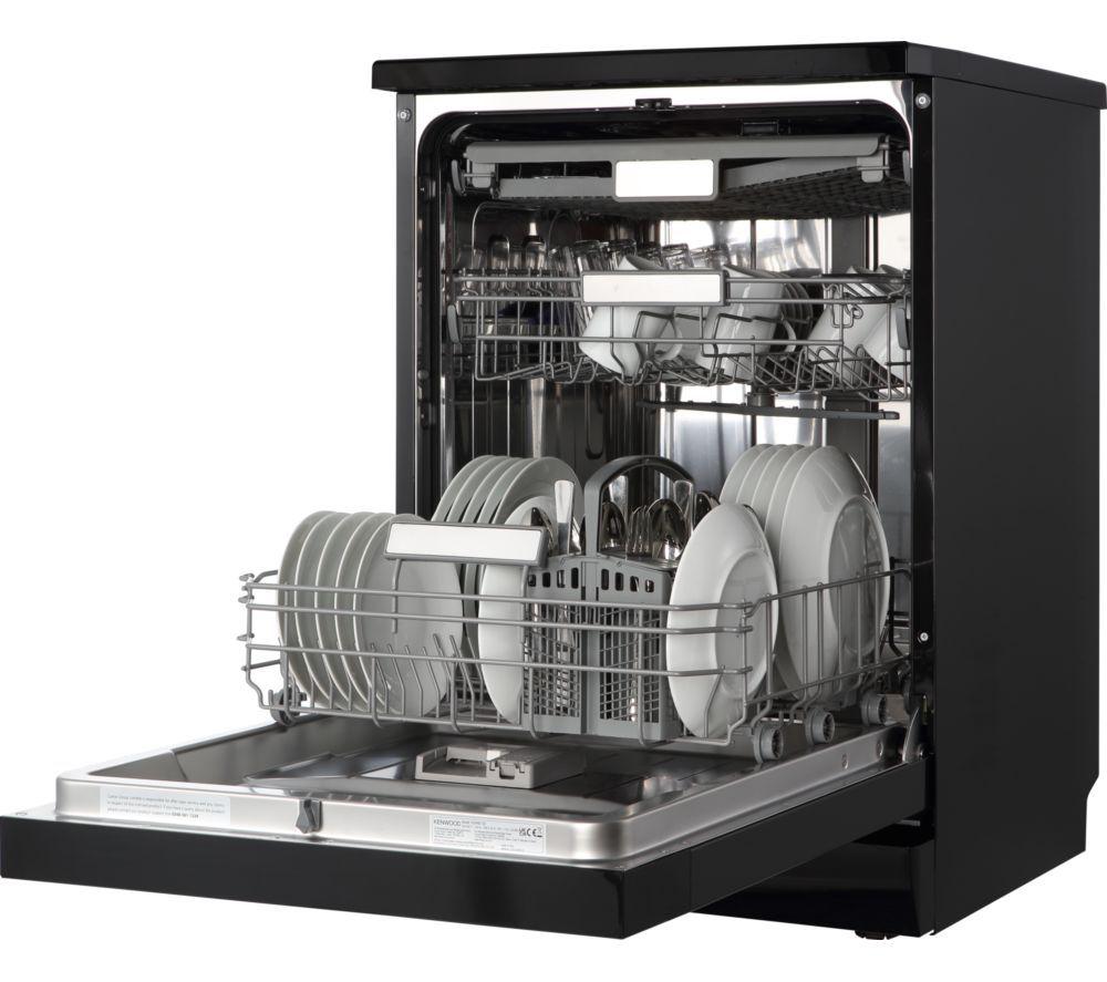 KENWOOD KDW60T25 Full-size Dishwasher - Black image number 6 of 14