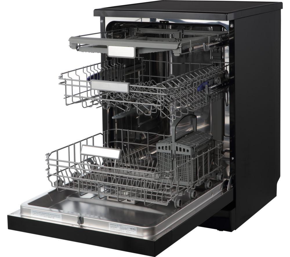 KENWOOD KDW60T25 Full-size Dishwasher - Black image number 9 of 14