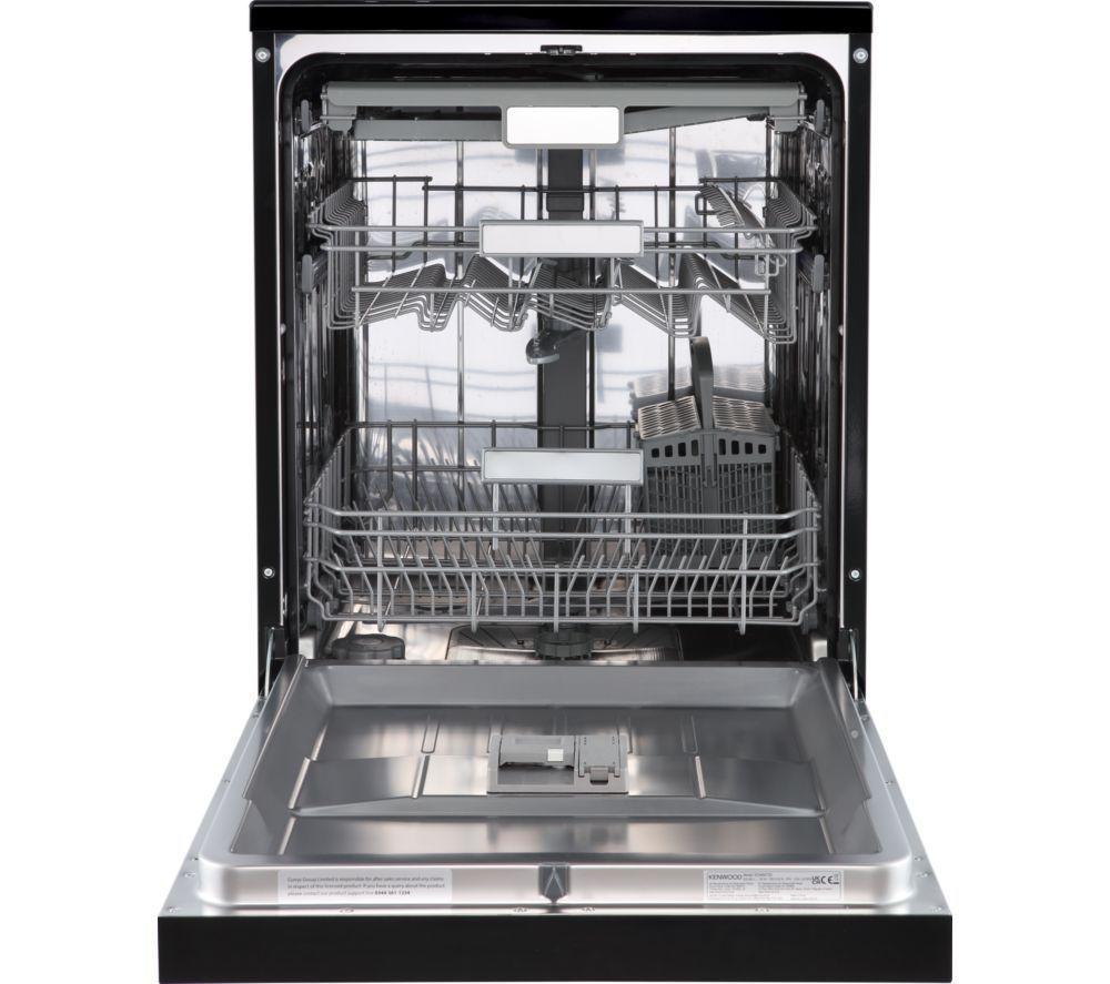 KENWOOD KDW60T25 Full-size Dishwasher - Black image number 10 of 14