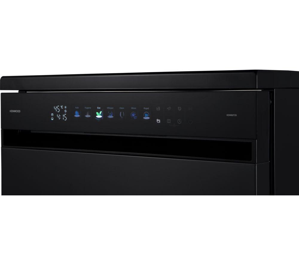 KENWOOD KDW60T25 Full-size Dishwasher - Black image number 11 of 14