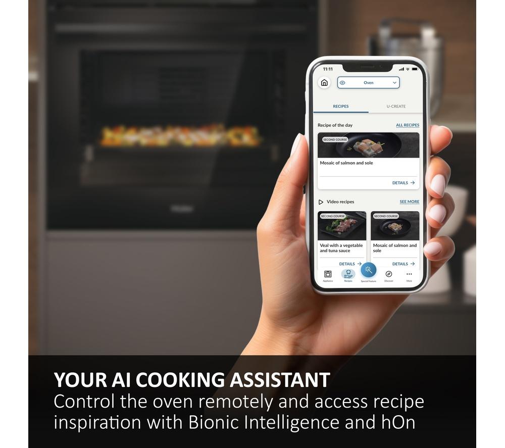 HAIER ID Series 2 H6 ID23B3YTB Electric Pyrolytic Smart Oven - Black image number 9 of 15