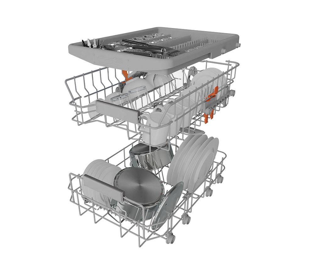 HOTPOINT HP6IC11BS7LA0UK Slimline Fully Integrated Dishwasher image number 3 of 14