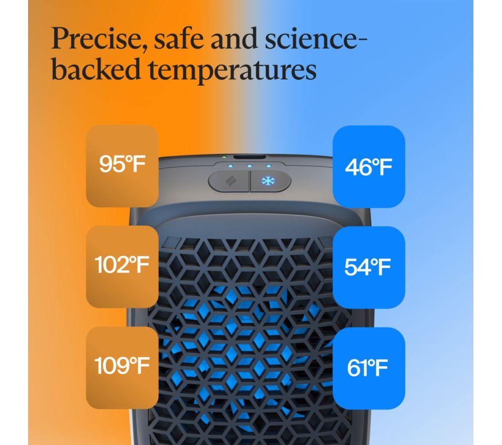 THERABODY RecoveryTherm Cube Heat & Cold Therapy Device - Black image number 4 of 9