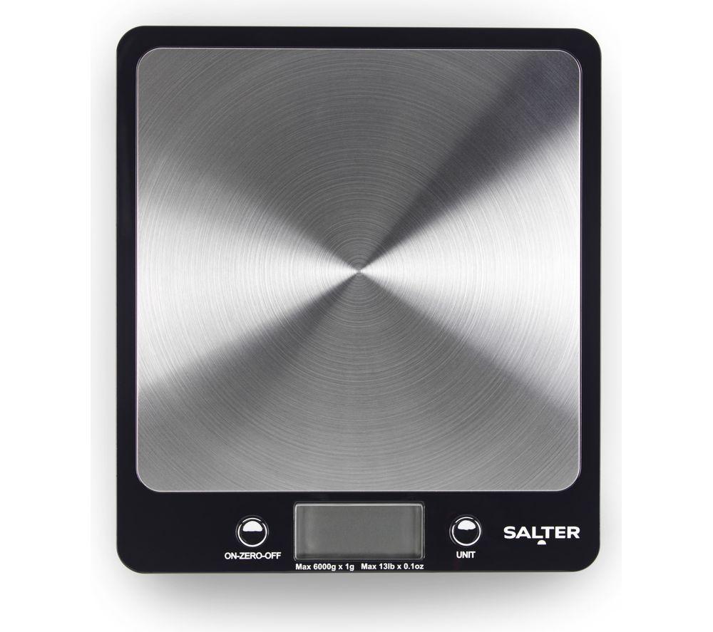 SALTER Evo 1241A BKDRCEU16 Digital Kitchen Scales - Black image number 2 of 3