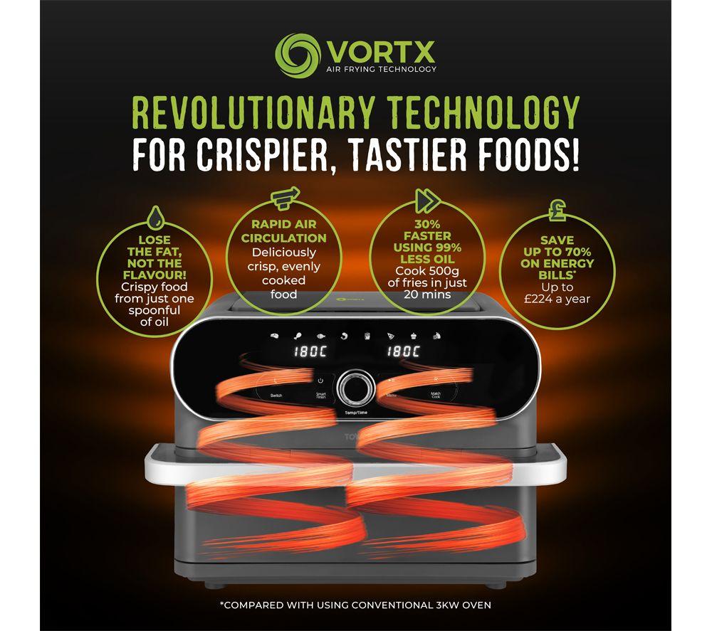 TOWER Vortx Elite T17200 Air Fryer - Graphite image number 3 of 6