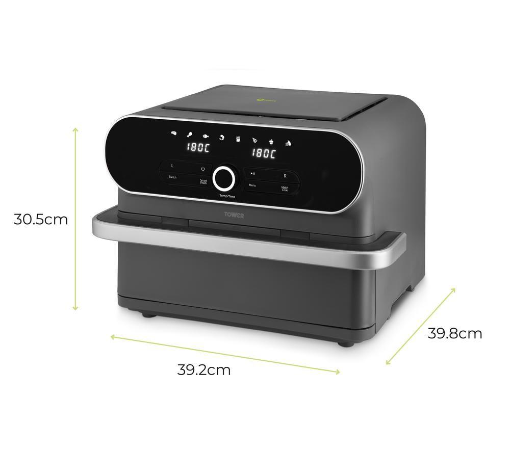 TOWER Vortx Elite T17200 Air Fryer - Graphite image number 6 of 6