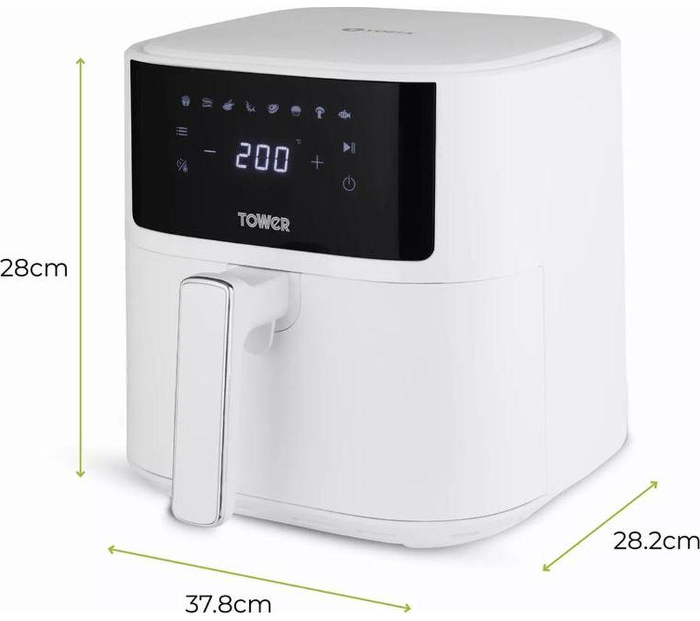 TOWER Vortx T17169WHT Air Fryer - White image number 3 of 4