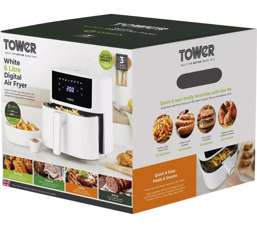 TOWER Vortx T17169WHT Air Fryer - White image number 4 of 4