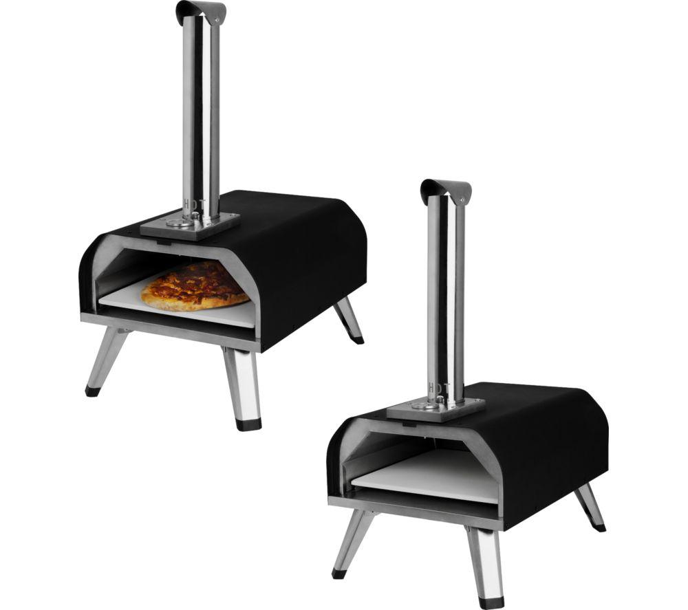 ABODE 13" Wood Pellet Pizza Oven - Black image number 5 of 16