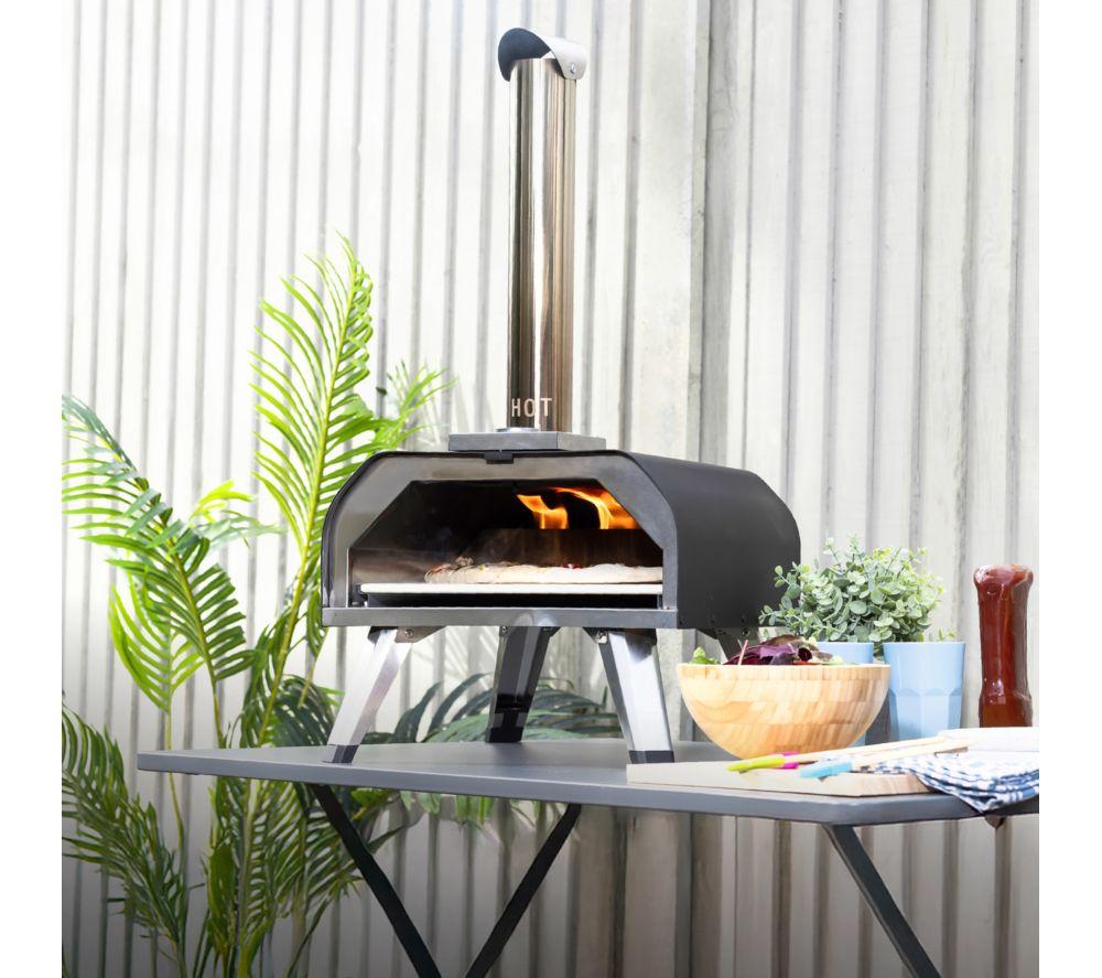 ABODE 13" Wood Pellet Pizza Oven - Black image number 9 of 16