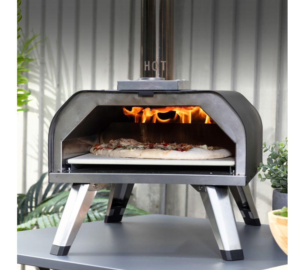 ABODE 13" Wood Pellet Pizza Oven - Black image number 11 of 16