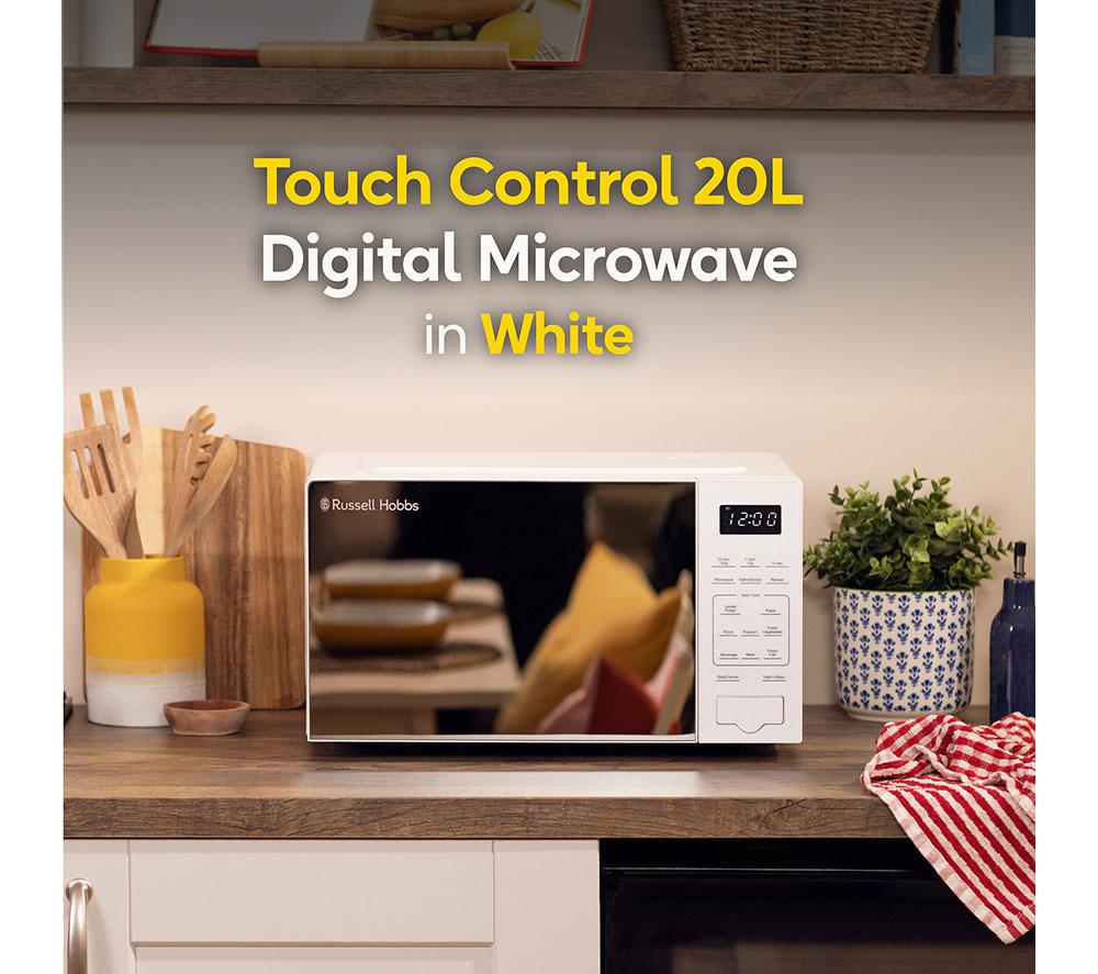 RUSSELL HOBBS RHMT2005-M Solo Microwave - White image number 2 of 9