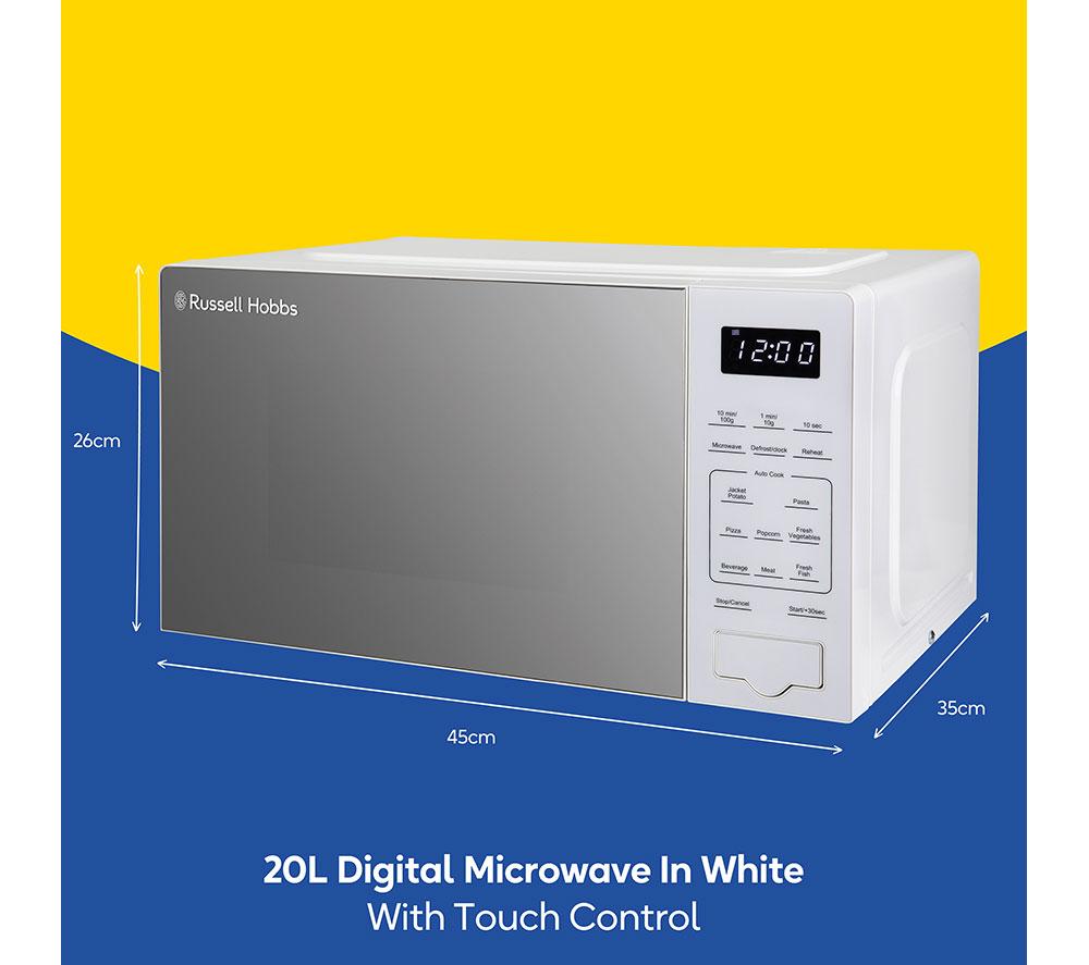 RUSSELL HOBBS RHMT2005-M Solo Microwave - White image number 8 of 9