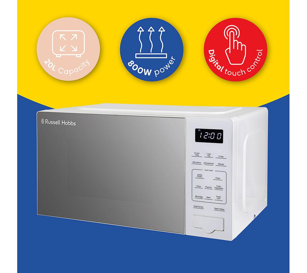 RUSSELL HOBBS RHMT2005-M Solo Microwave - White image number 9 of 9