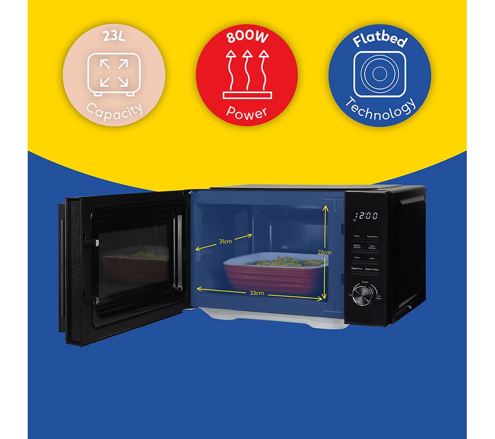 RUSSELL HOBBS RHFM2365B Solo Microwave - Black image number 12 of 12