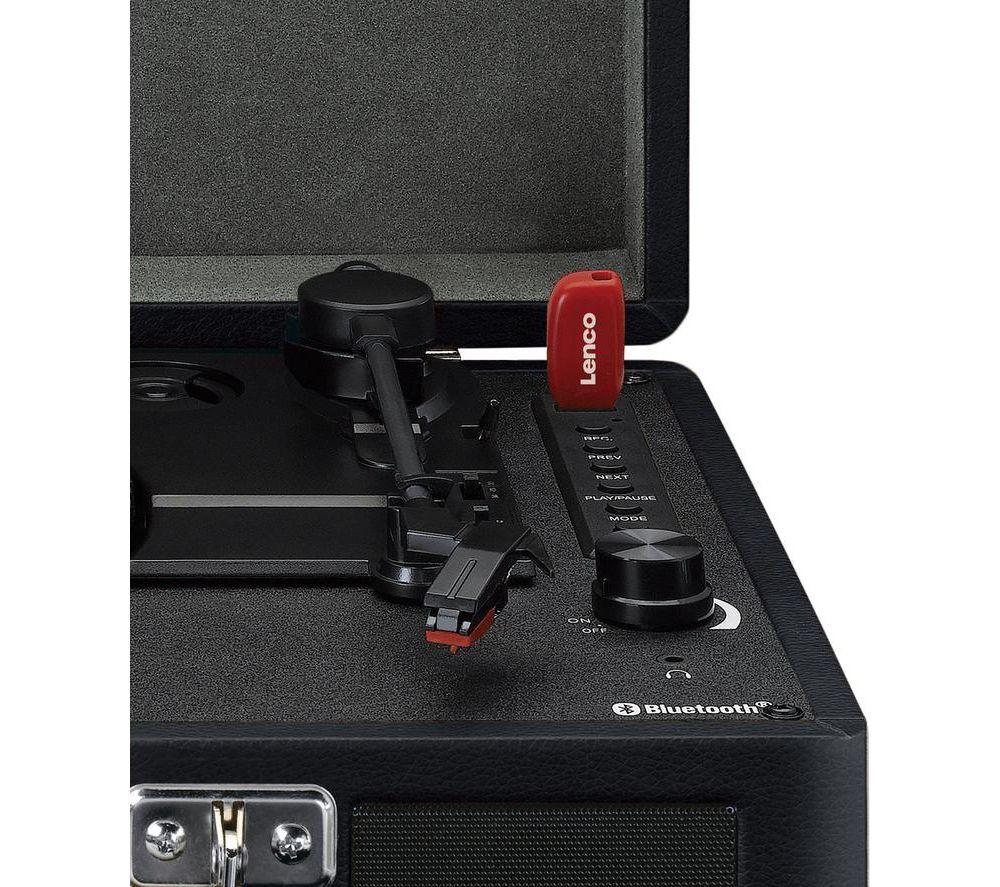 LENCO TT-115BK Belt Drive Bluetooth Turntable - Black image number 3 of 8