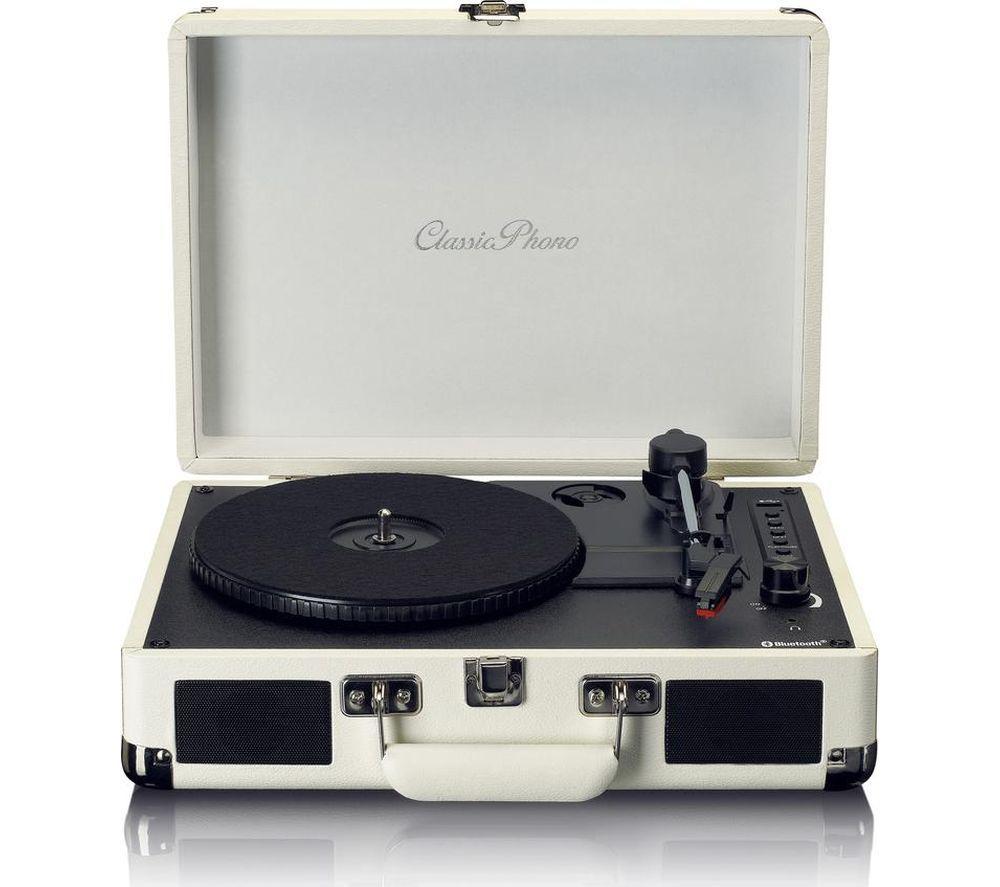 LENCO TT-115CR Belt Drive Bluetooth Turntable - Cream image number 7 of 9