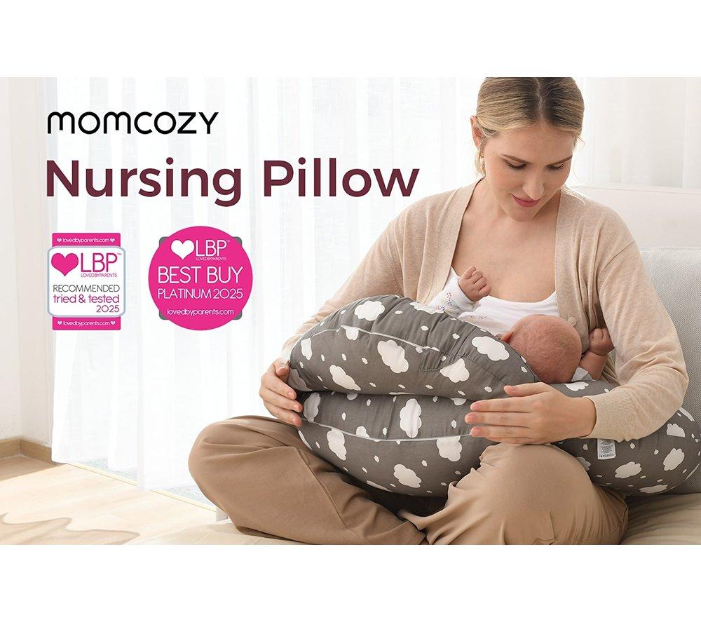 MOMCOZY Adjustable Nursing Pillow - Grey image number 5 of 5