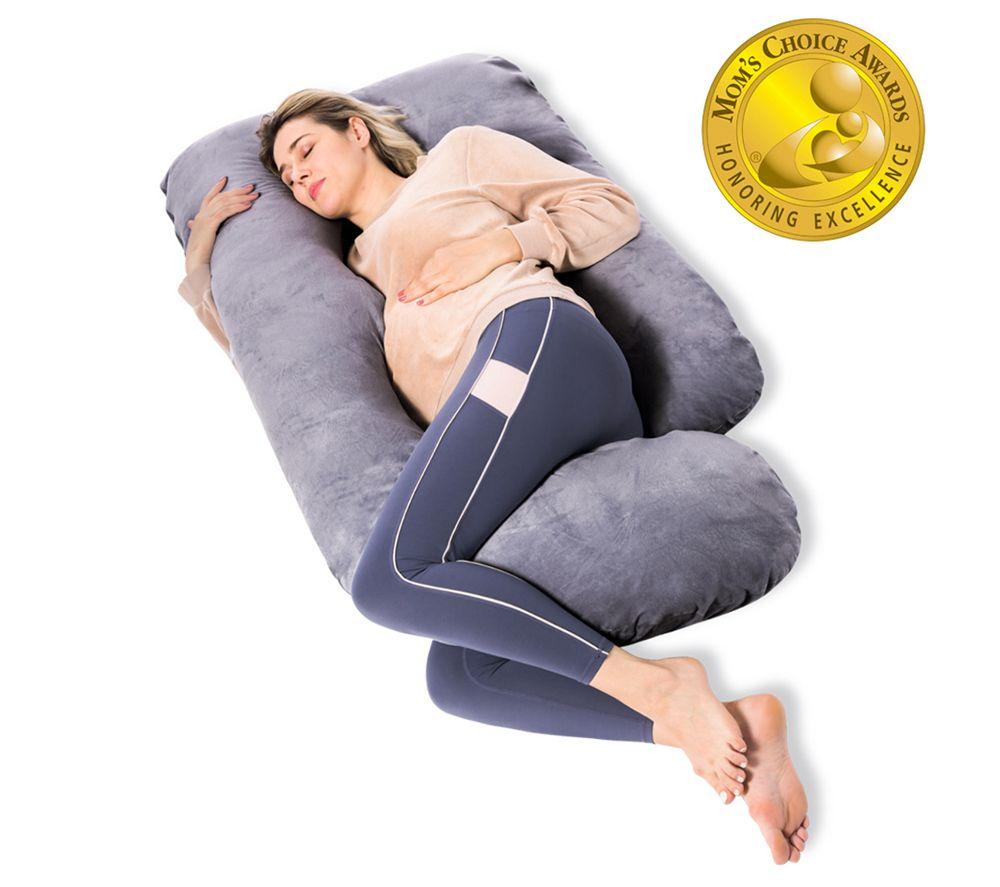 MOMCOZY PP101-GR11NB-A U Shaped Pregnancy Pillow - Grey image number 2 of 5