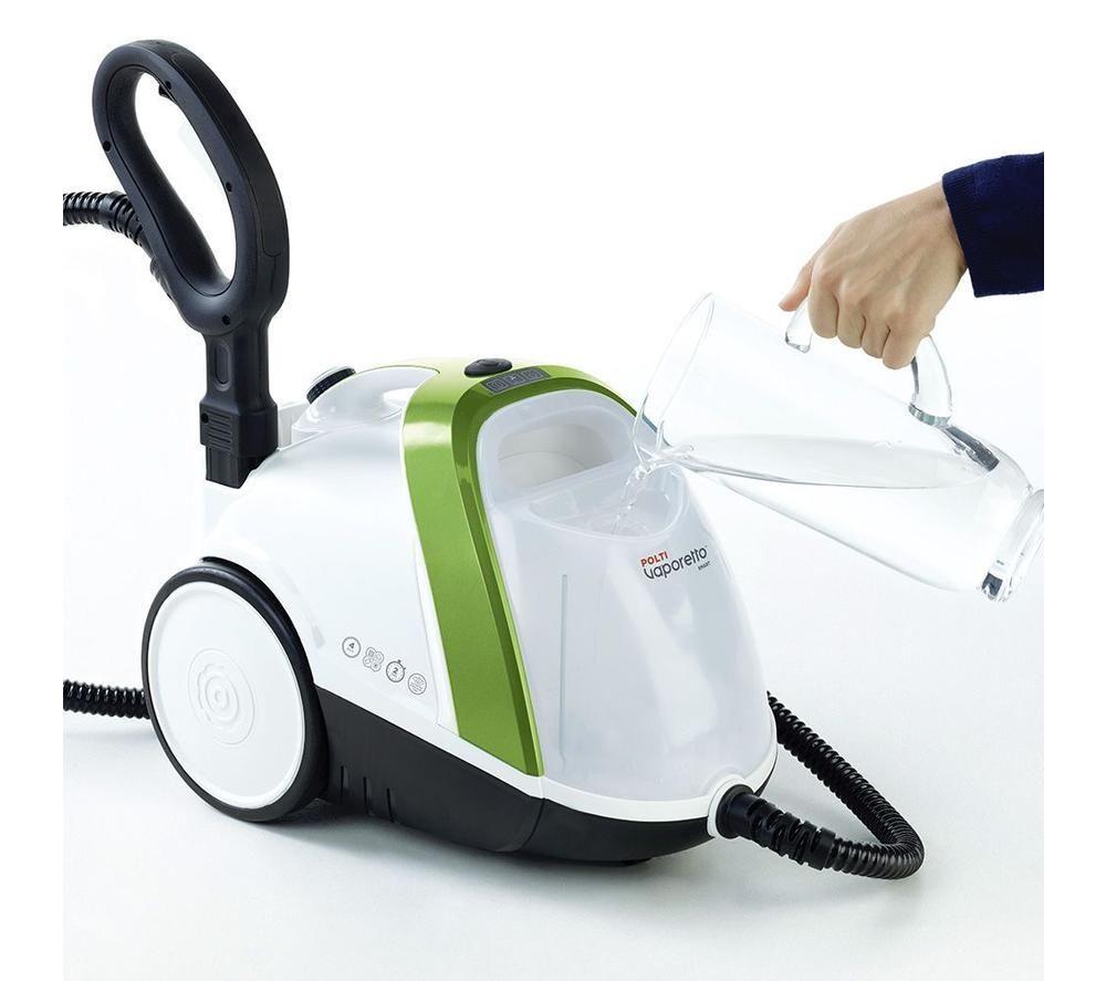 POLTI Vaporetto Smart 110 Eco Steam Cleaner - Green, Black & White image number 8 of 13