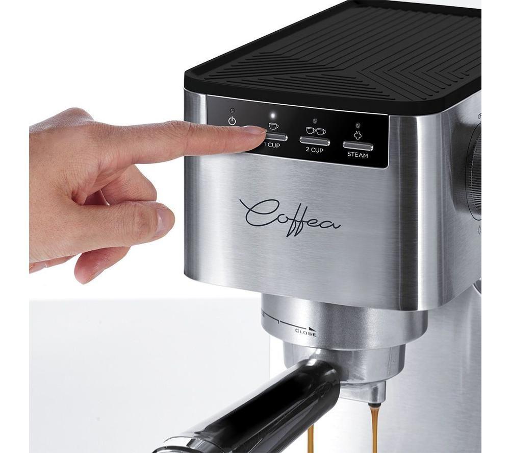 POLTI Coffea P10S Coffee Machine - Silver image number 6 of 9