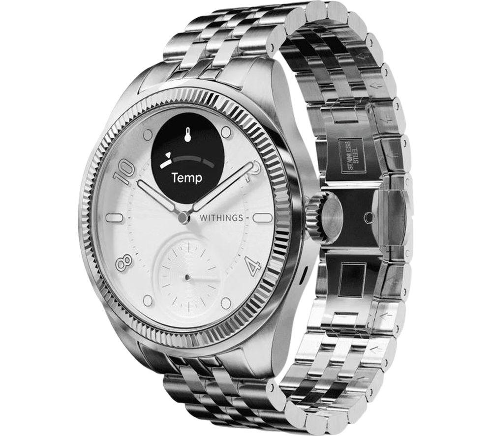 WITHINGS ScanWatch Nova Brilliant Hybrid Smart Watch - Titanium Grey, 39 mm image number 2 of 11