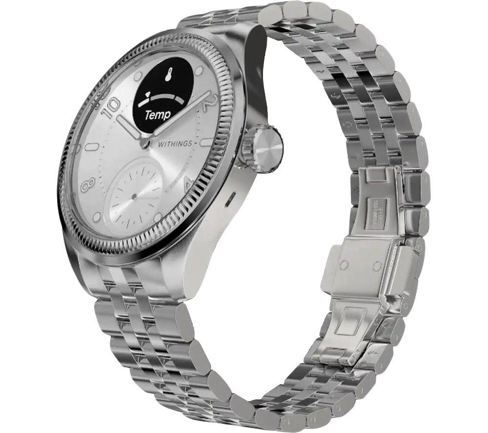 WITHINGS ScanWatch Nova Brilliant Hybrid Smart Watch - Titanium Grey, 39 mm image number 3 of 11