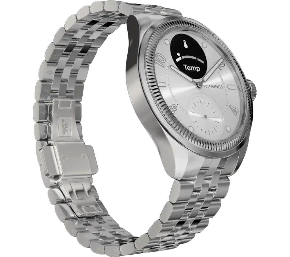 WITHINGS ScanWatch Nova Brilliant Hybrid Smart Watch - Titanium Grey, 39 mm image number 4 of 11