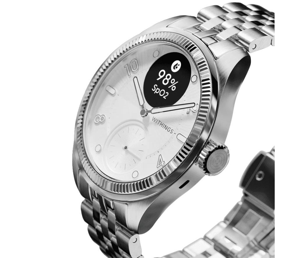 WITHINGS ScanWatch Nova Brilliant Hybrid Smart Watch - Titanium Grey, 39 mm image number 5 of 11