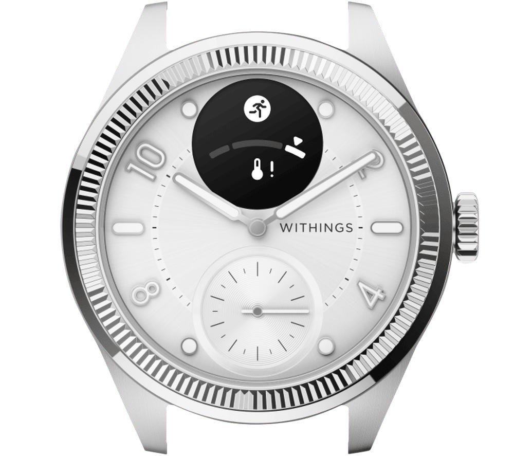 WITHINGS ScanWatch Nova Brilliant Hybrid Smart Watch - Titanium Grey, 39 mm image number 7 of 11