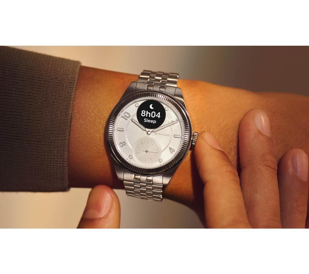 WITHINGS ScanWatch Nova Brilliant Hybrid Smart Watch - Titanium Grey, 39 mm image number 9 of 11