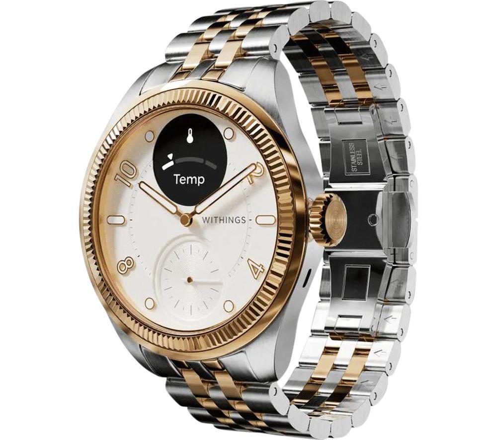 WITHINGS ScanWatch Nova Brilliant Hybrid Smart Watch - Gold, 39 mm image number 2 of 10