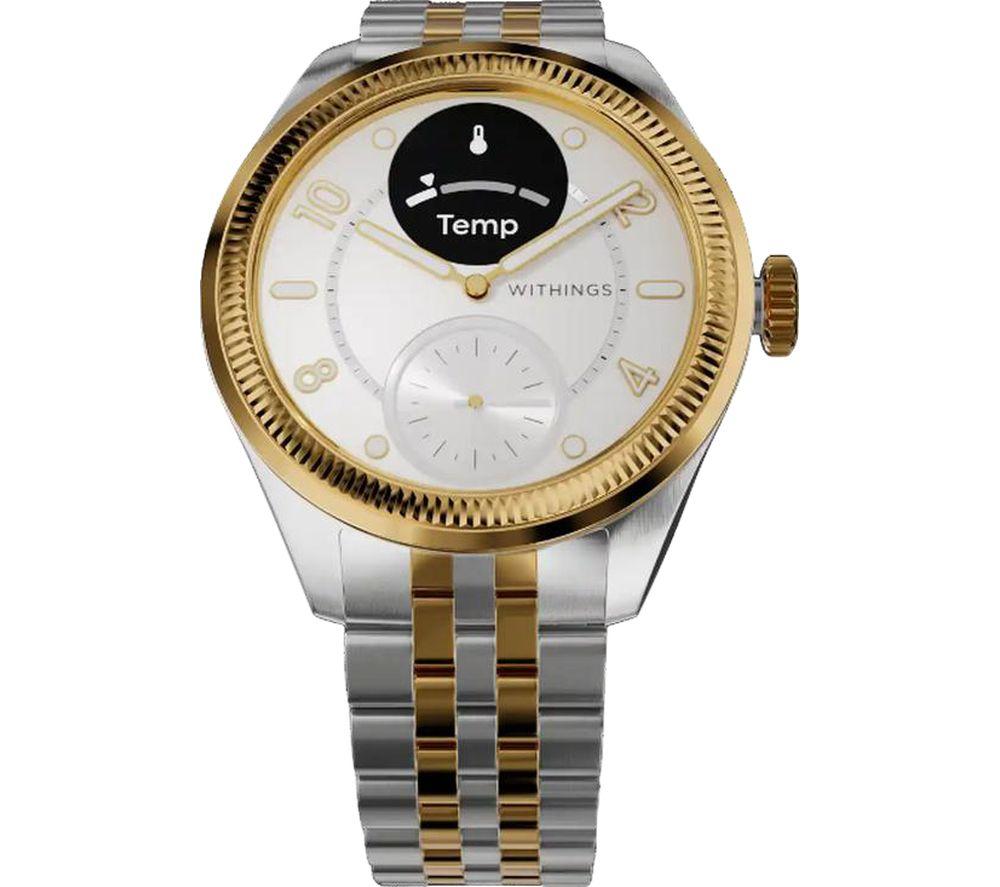 WITHINGS ScanWatch Nova Brilliant Hybrid Smart Watch - Gold, 39 mm image number 4 of 10
