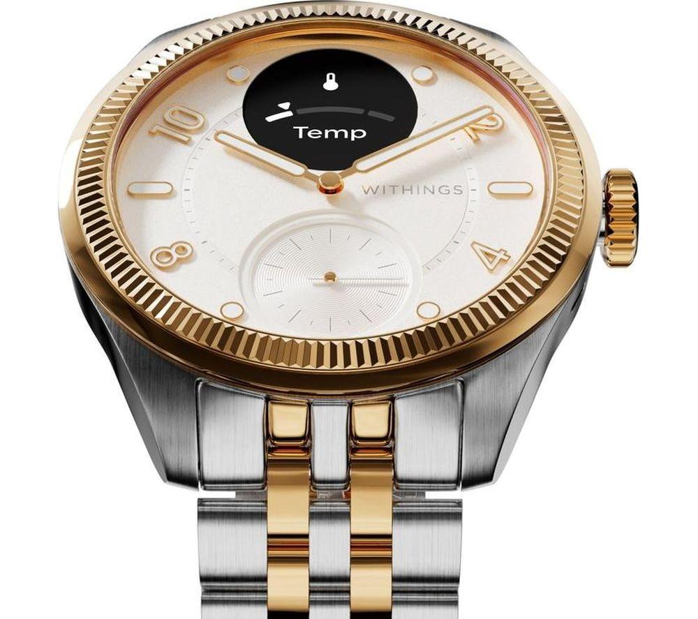 WITHINGS ScanWatch Nova Brilliant Hybrid Smart Watch - Gold, 39 mm image number 6 of 10