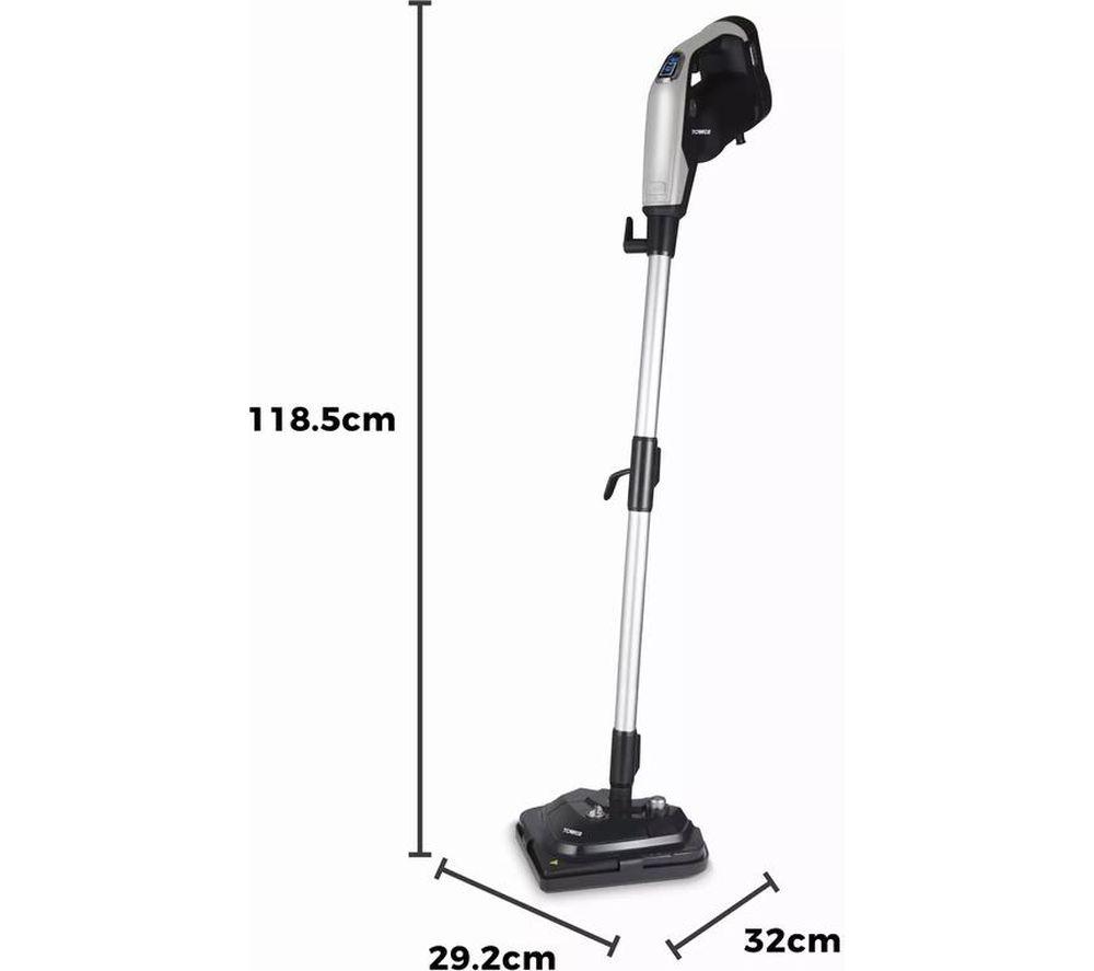 TOWER TSM12 T134001 12-in-1 Multifunction Steam Mop - Silver image number 2 of 11