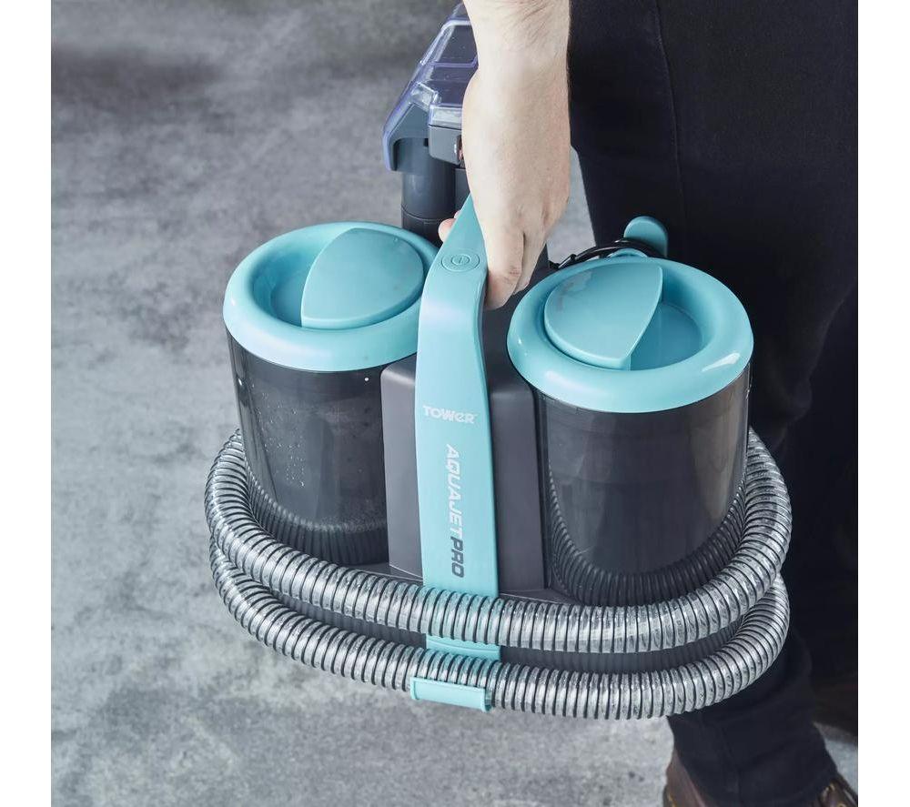 TOWER AquajetPro T548007 Cylinder Carpet Cleaner - Blue image number 4 of 11