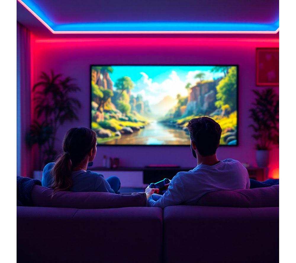 PHILIPS GamePix 800 Smart Full HD Gaming Projector - Black image number 5 of 7